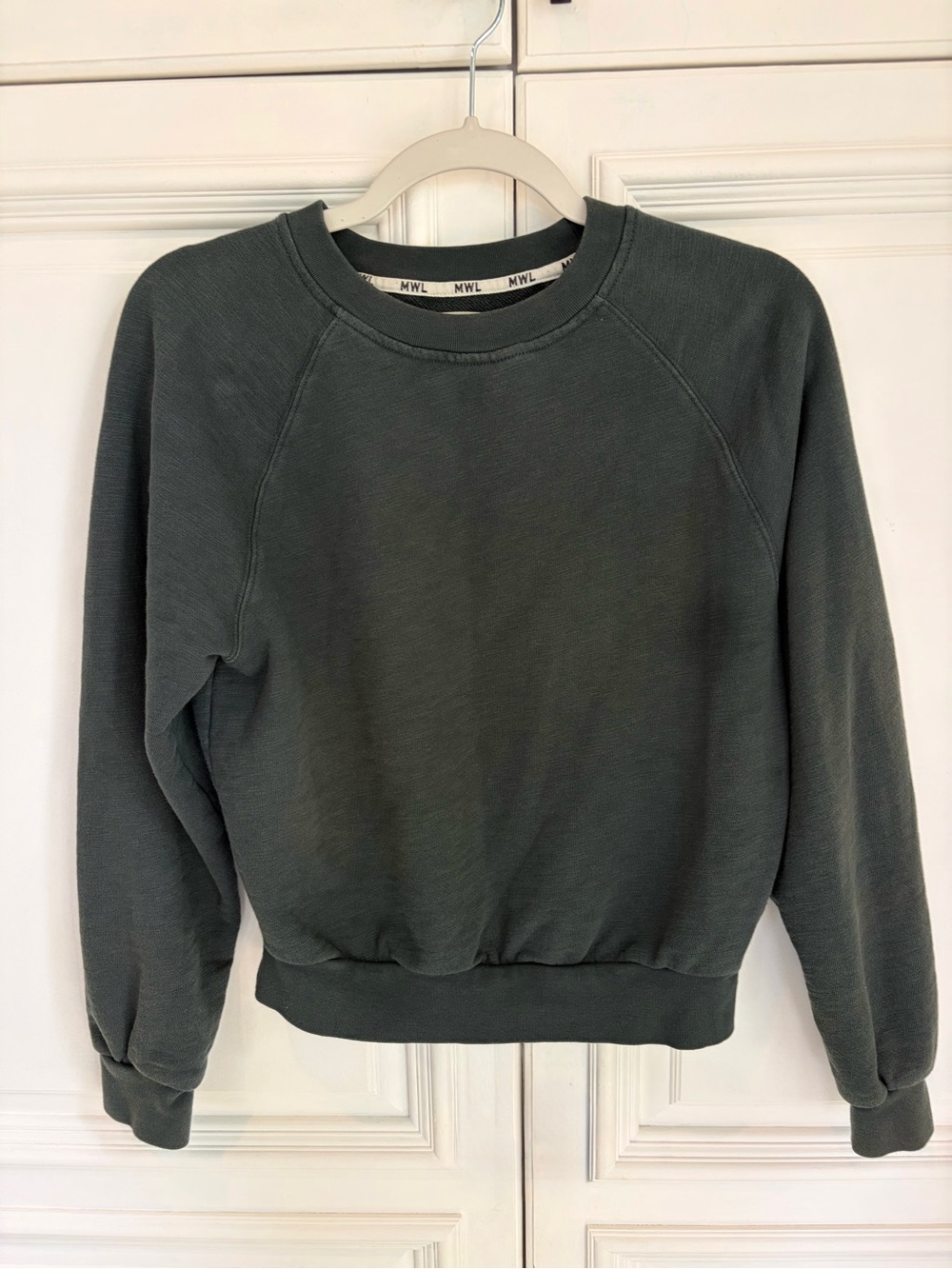 Madewell Men's Olive Green Crewneck Sweatshirt